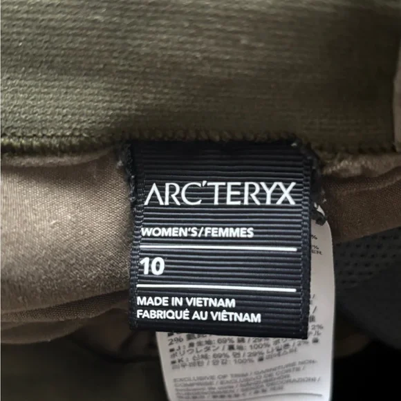 Arc'teryx Womens Konseal Climbing pants Cargo Pants in Green - Picture 5 of 8